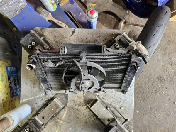 radiador agua yamaha fz6