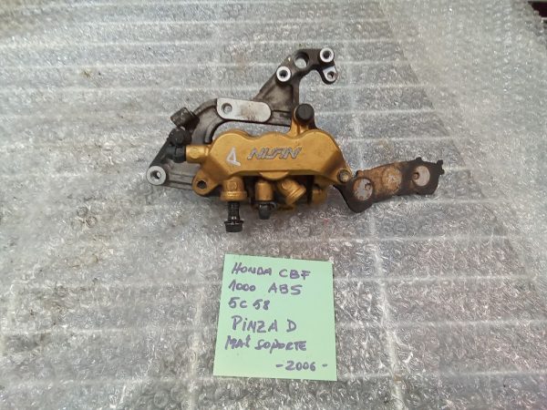 Pinza de freno delantera derecha honda cbf 1000 abs sc58