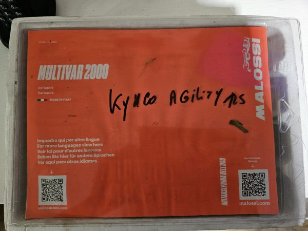 VARIADOR MALOSSI MULTIVAR KYMCO AGILITY 125
