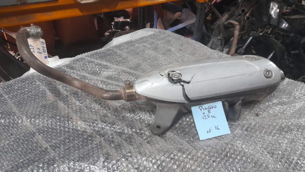 silencioso escape piaggio x8 125