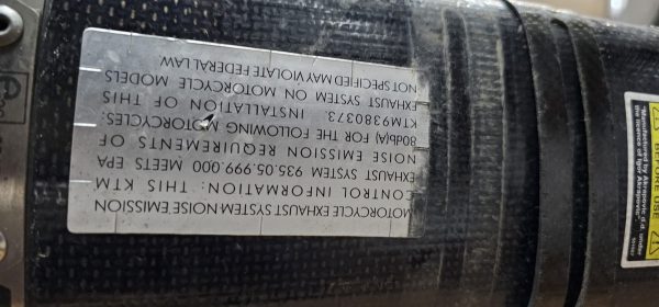 Linia completa escape ktm duke 125 akrapovic