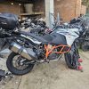 ktm 1090 adventure a2 siniestrada