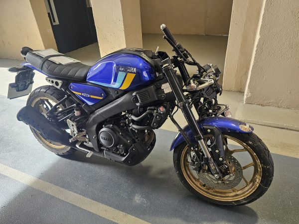 Yamaha xsr 125 siniestrada