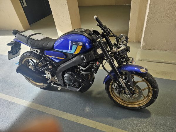 Yamaha xsr 125 siniestrada