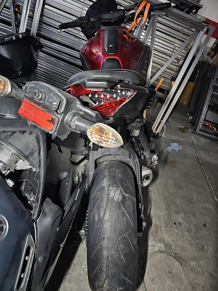 Yamaha mt07 siniestrada