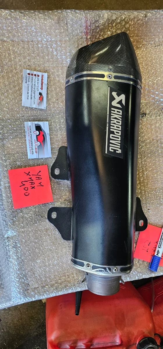 silencioso escape akrapovic yamaha xmax 400