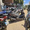 HONDA PCX 125 GOLPE FRONTAL MUY LEVE
